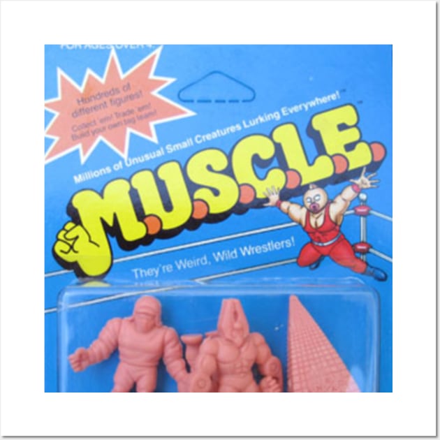 Package of M.U.S.C.L.E. Figures Wall Art by GoodOneWah